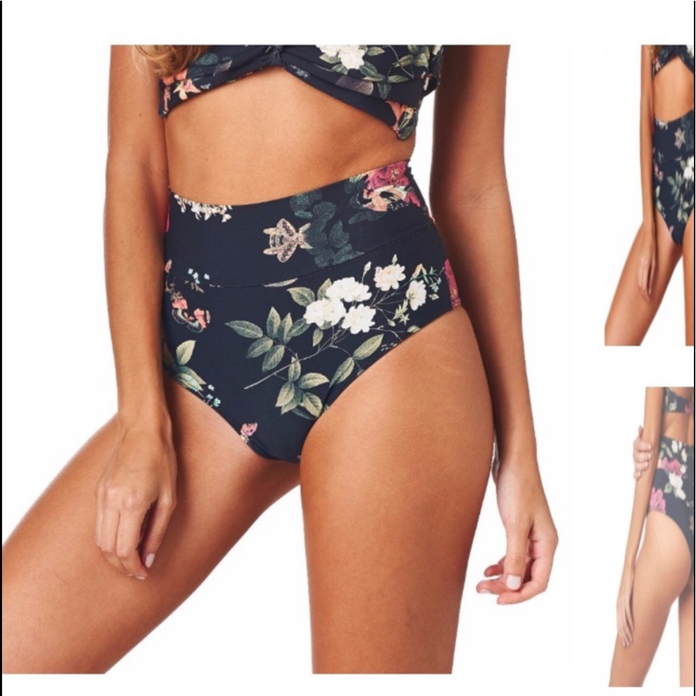 COPY - Montce Swim High Rose Bottoms in Emma